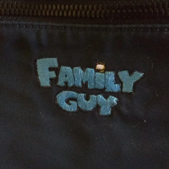 Away Original Everywhere Bag Navy Blue Nylon Black Leather Trim - Picture 3 of 14